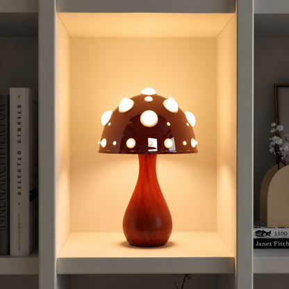 Designer Pilz-Tischlampe
